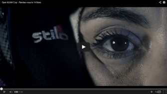 Charlotte Berton en Opel ADAM Cup