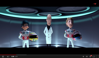 L’histoire de McLaren en dessin animé
