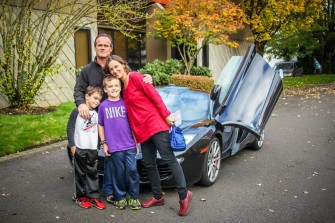 Faire rêver des enfants malades avec des supercars