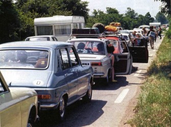 Sur la route des vacances