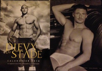 Enfin un pilote auto dans le calendrier des Dieux du Stade ;)
