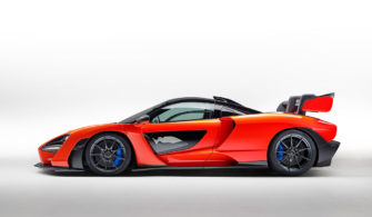 La McLaren Senna en Pirelli PZero