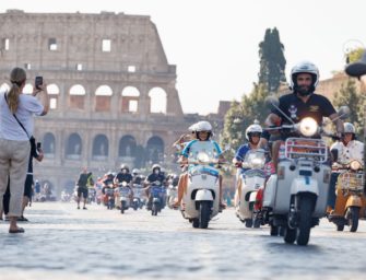 En images : Rome a célébré les 80 ans de Vespa avec le plus grand rassemblement de son histoire