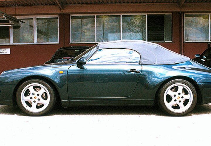 prototypes secrets Porsche alignes dans les reserves de Zuffenhausen