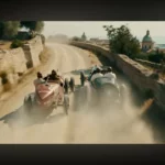 bolide historique lors du tournage du film Maserati avec Jessica Alba et Al Pacino