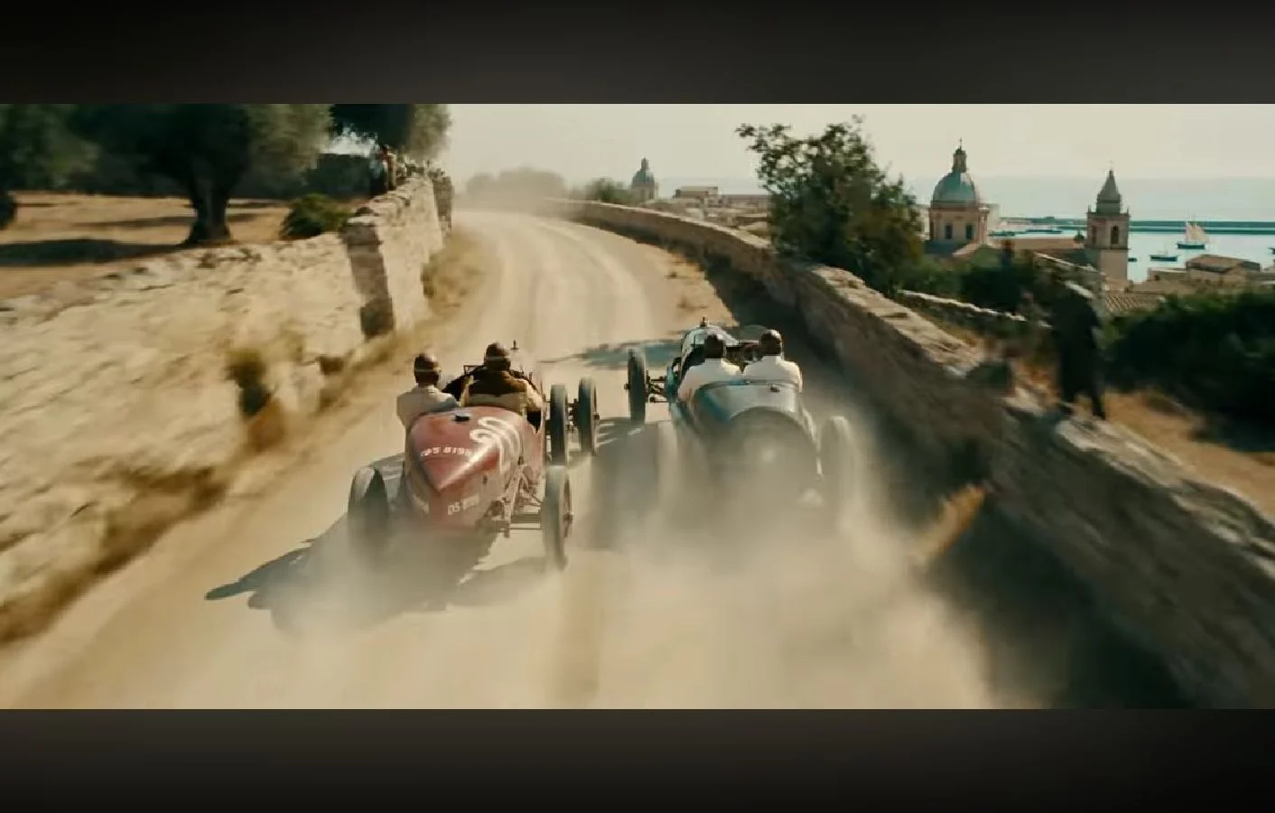bolide historique lors du tournage du film Maserati avec Jessica Alba et Al Pacino