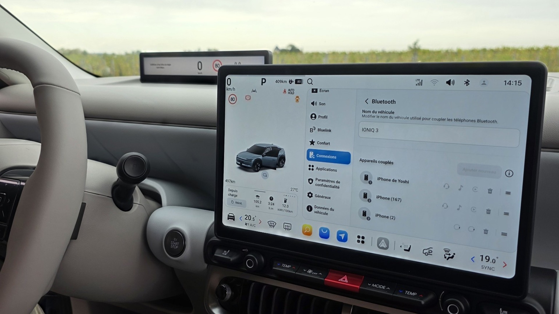 Hyundai IONIQ 3 — intérieur, vue 2